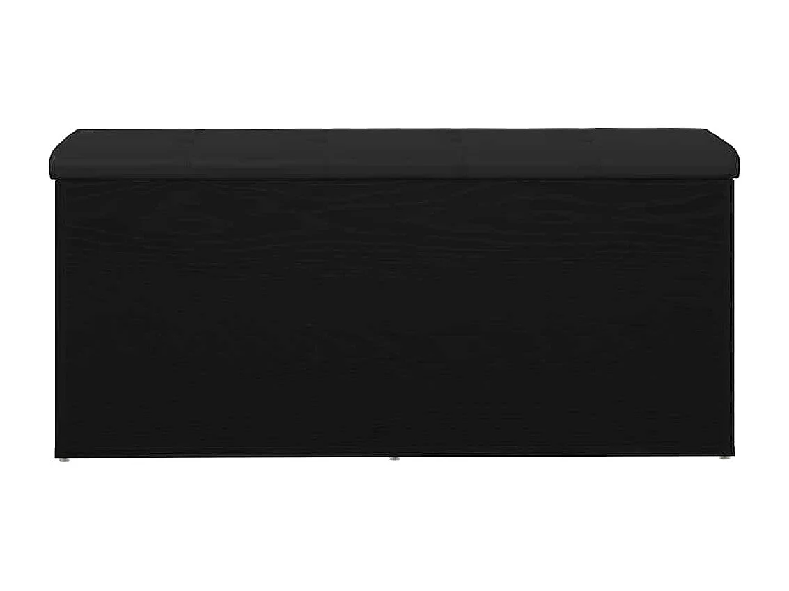 Banc de Rangement Chêne noir 102 x 42 x 45 cm Bois d'ingénierie