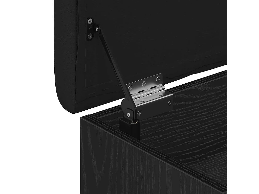 Banc de Rangement Chêne noir 102 x 42 x 45 cm Bois d'ingénierie