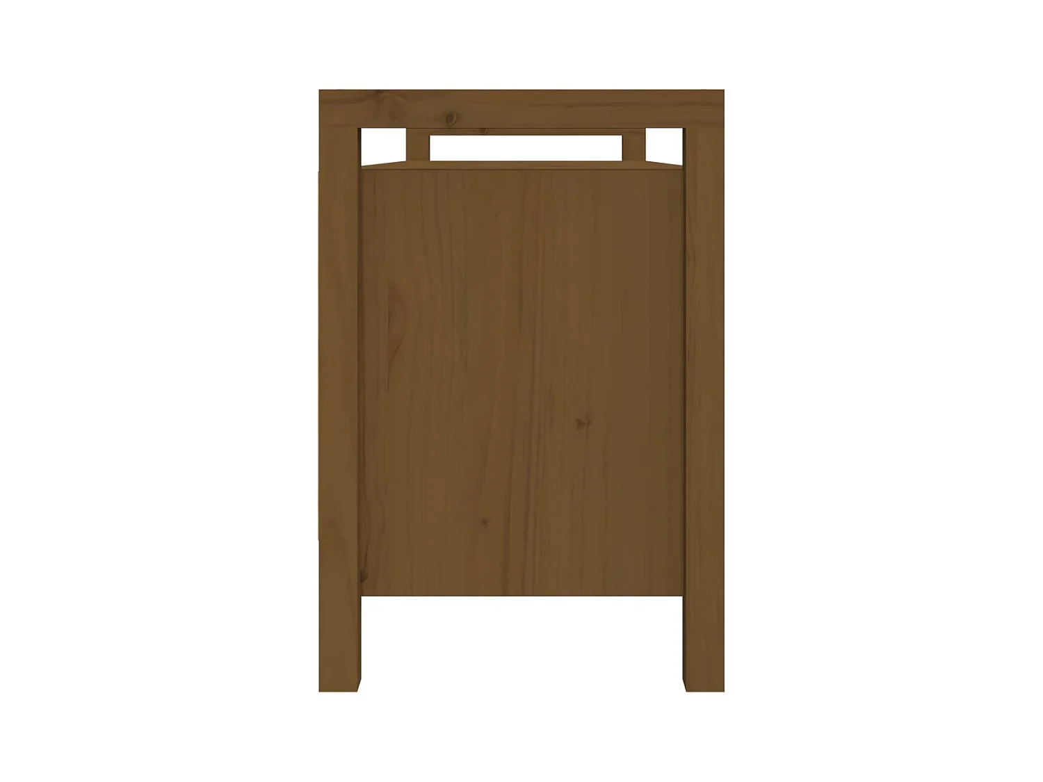 Entreebank Honingbruin 110x40x60 cm Massief grenenhout