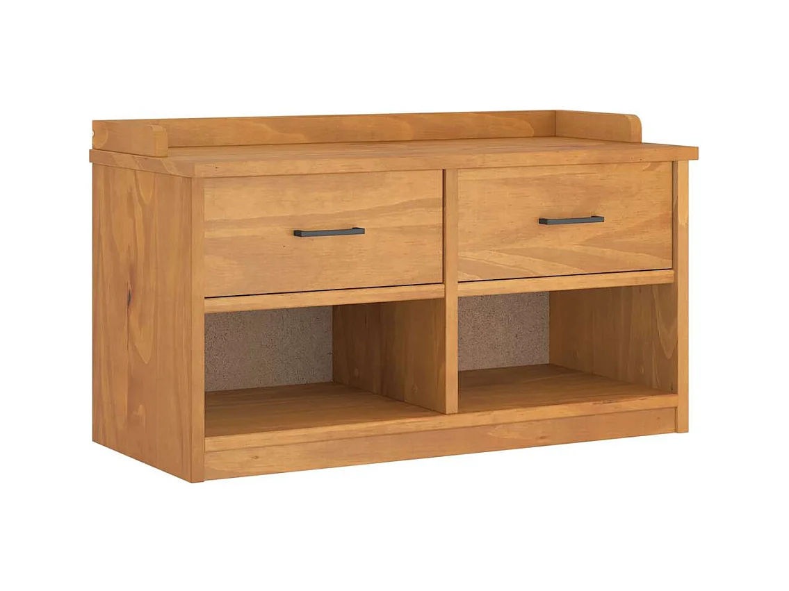 SANDNES Flurbank 87x40x50 cm massives Kiefernholz