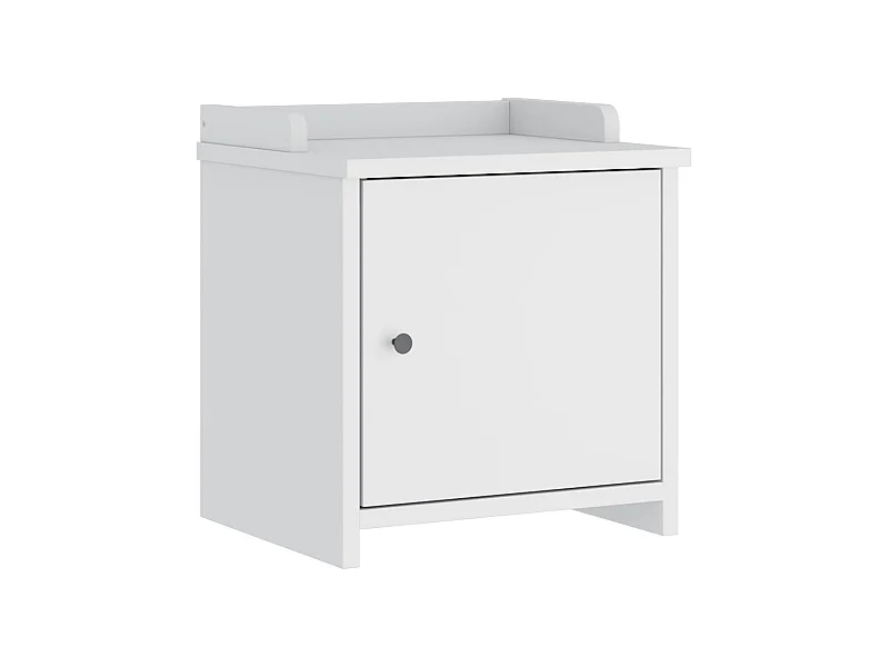 SANDNES witte halbank 45x40x50 cm massief grenenhout