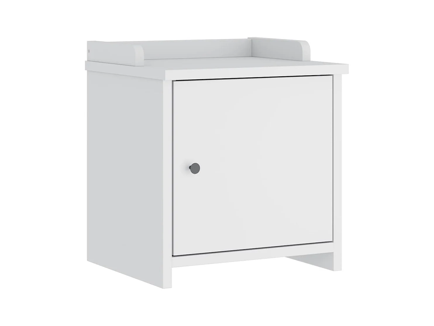 SANDNES weiße Flurbank 45x40x50 cm massives Kiefernholz