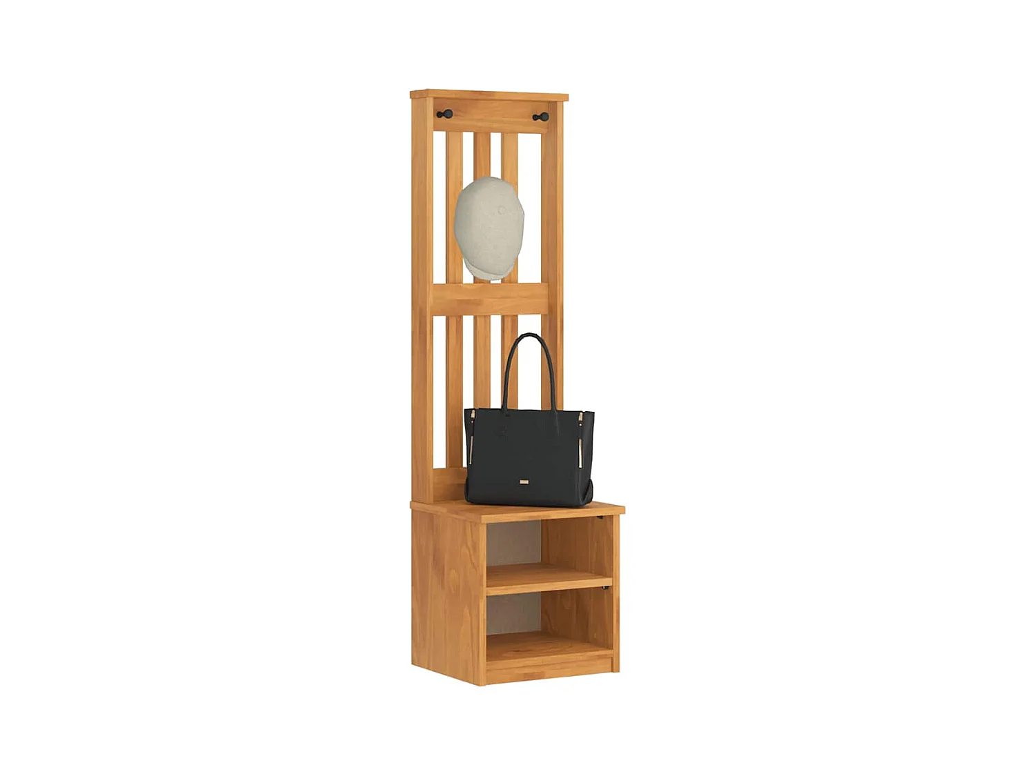 SANDNES kapstok 45x40x159,5 cm massief grenenhout