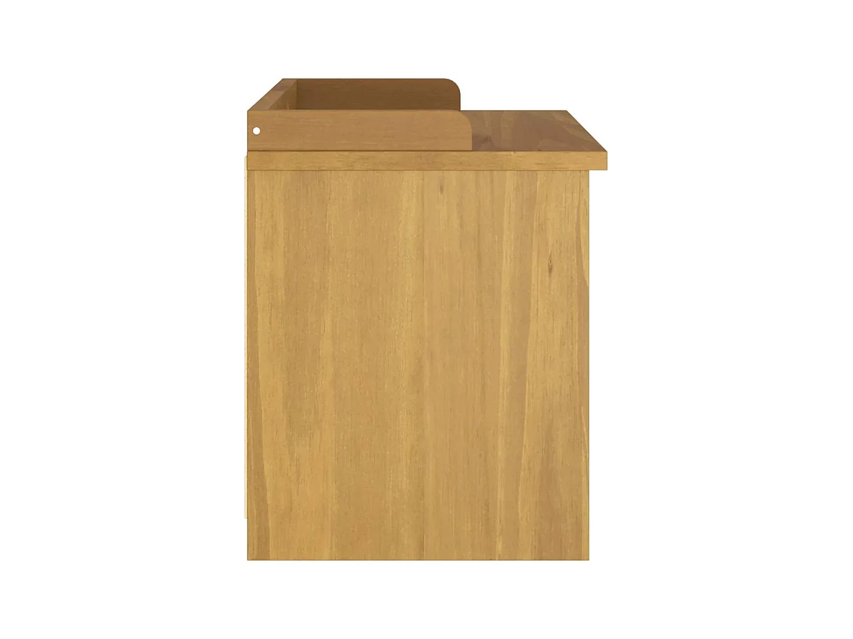 Banc de couloir SANDNES 87x40x50 cm bois de pin massif