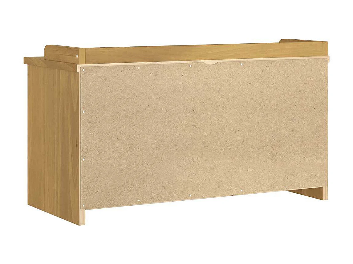Banc de couloir SANDNES 87x40x50 cm bois de pin massif