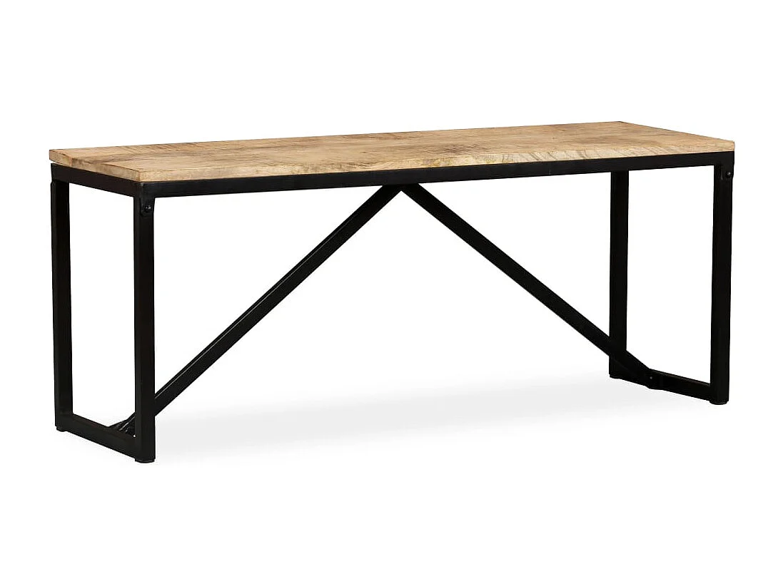 Panca 110 x 35 x 45 cm Legno massello di mango