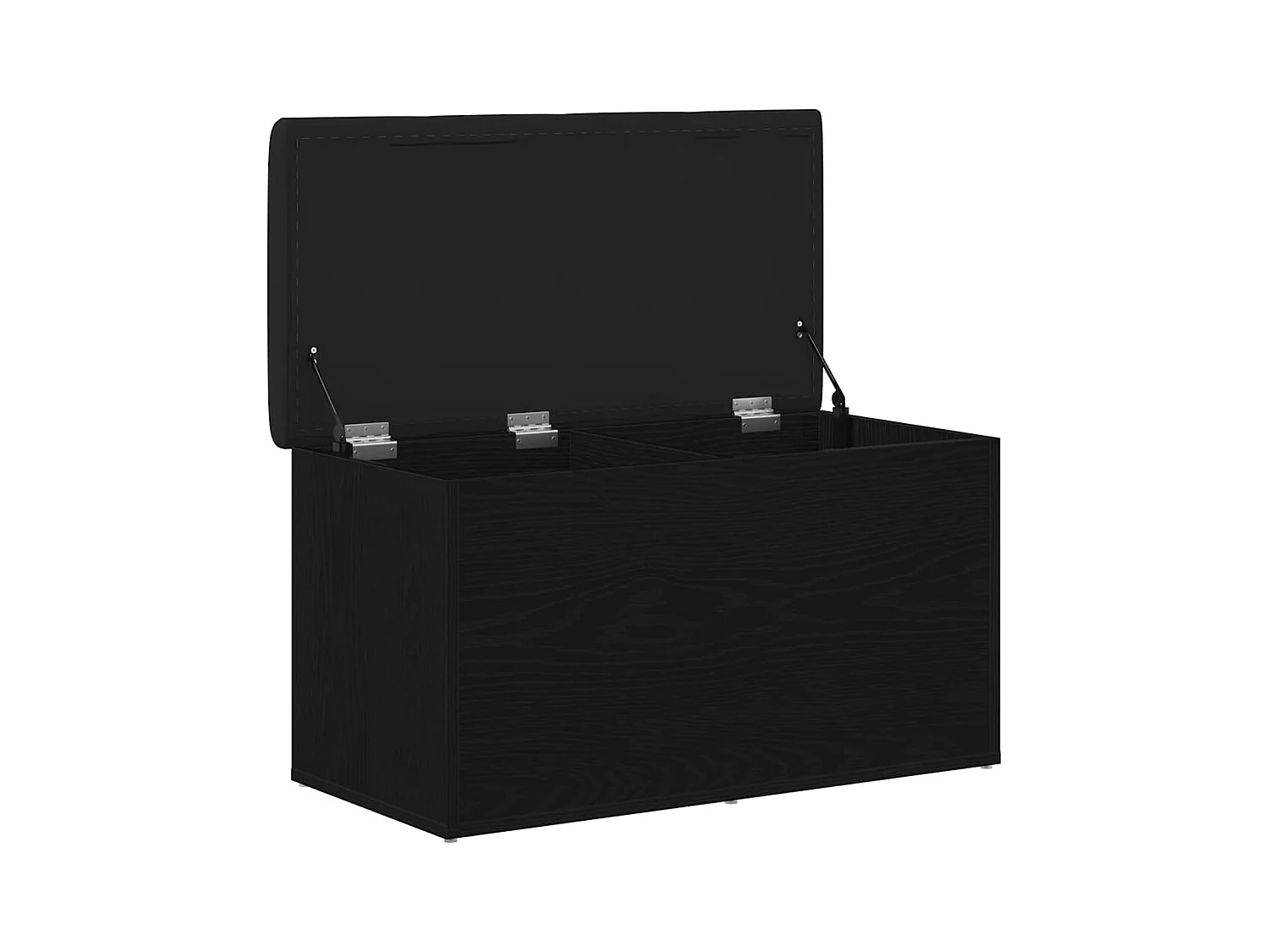 Banc de Rangement Chêne noir 82 x 42 x 45 cm Bois d'ingénierie