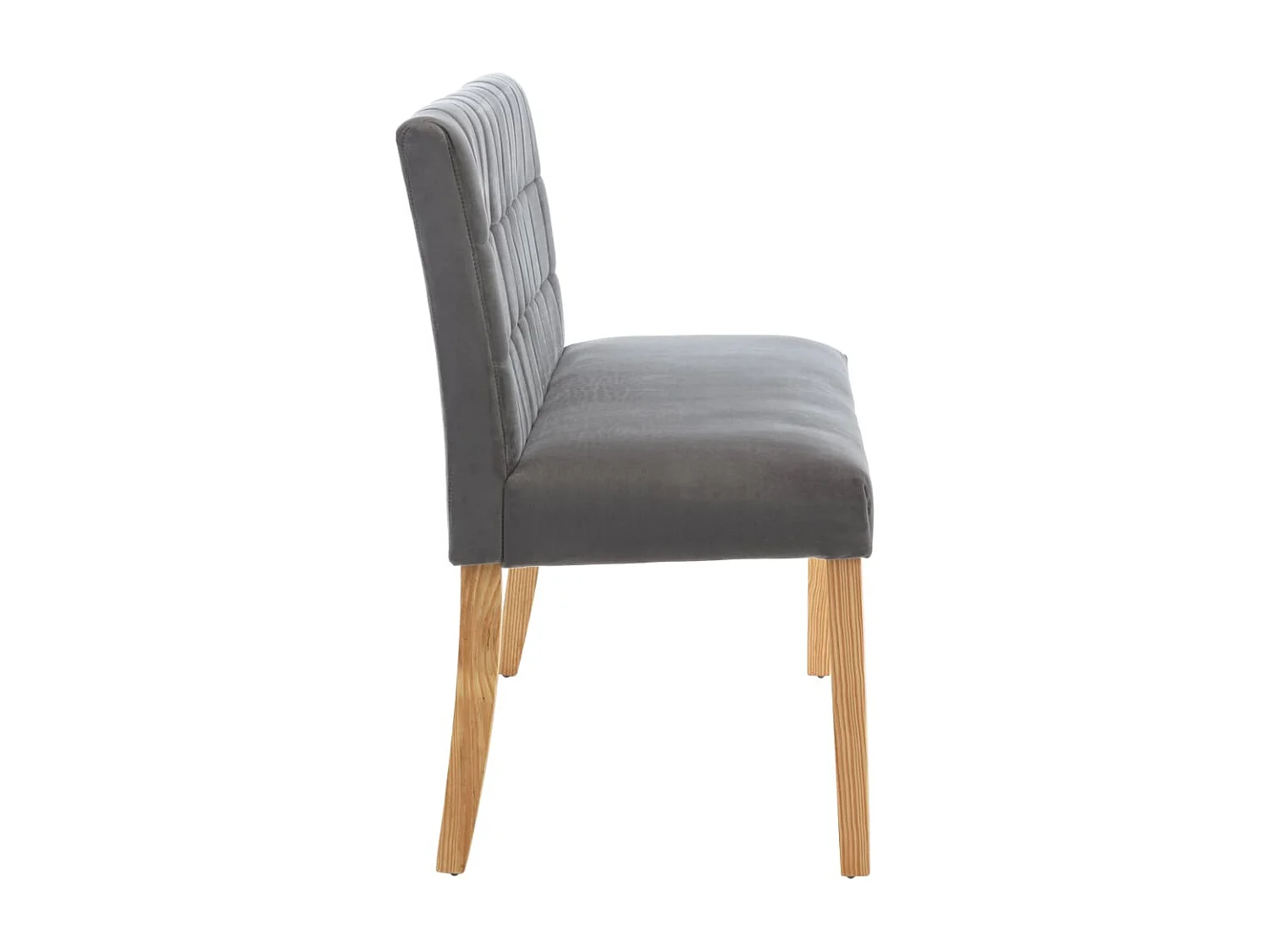 Banco 140 cm Terciopelo Gris