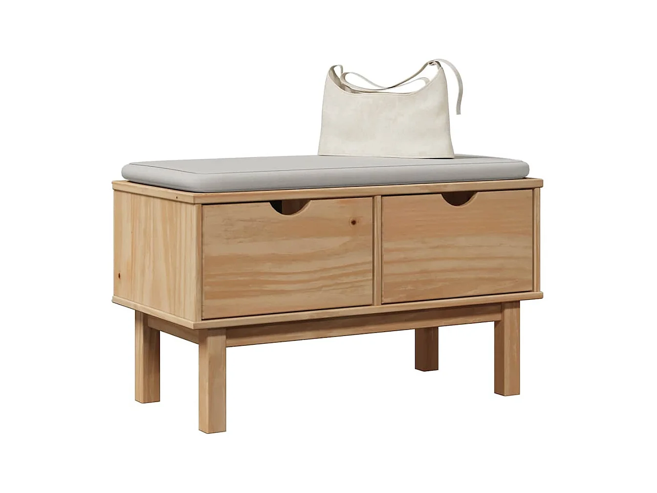 OTTA gangbank 80x40x45 cm massief grenenhout