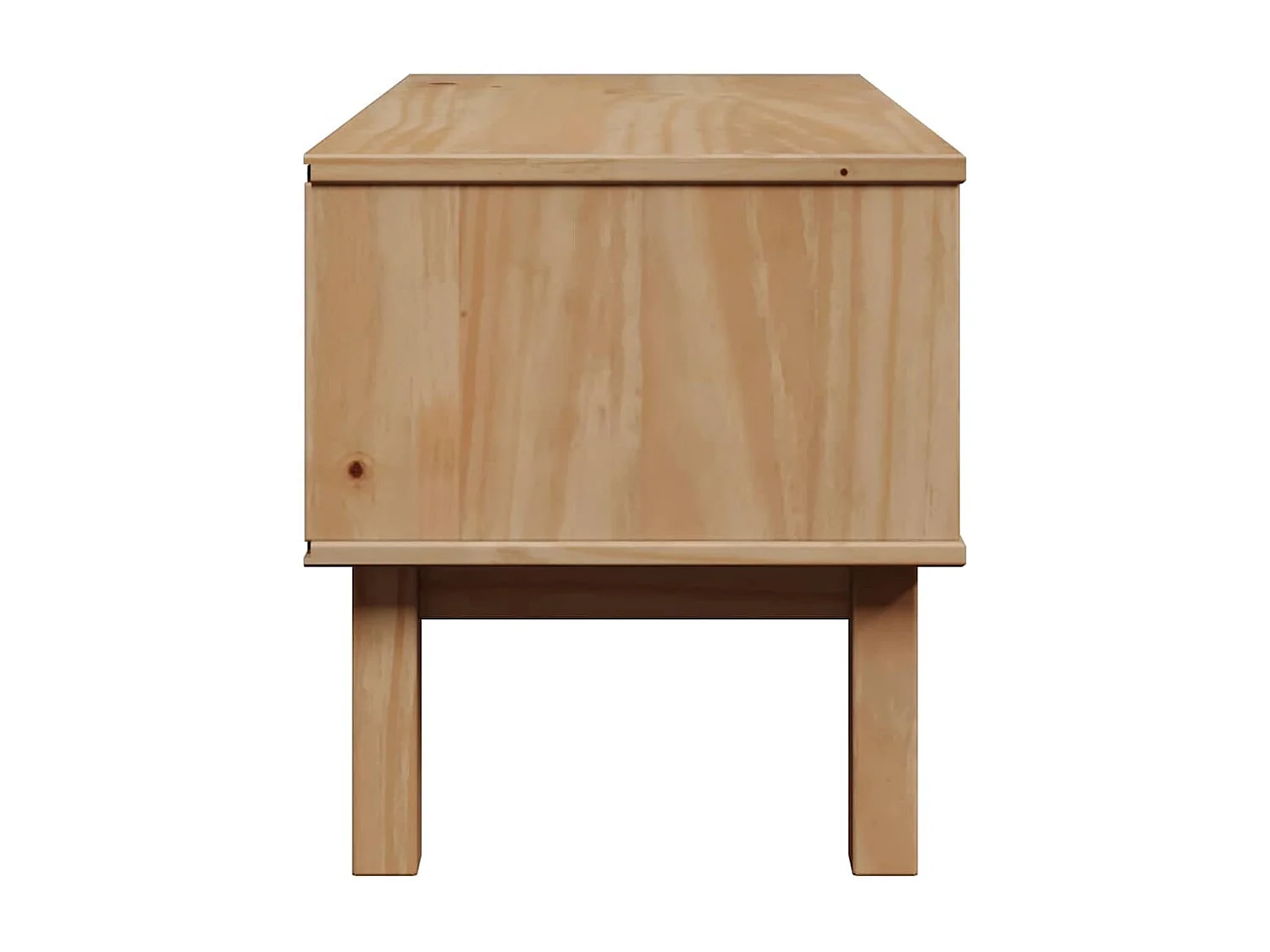 Panca da ingresso OTTA 80x40x45 cm in legno massello di pino