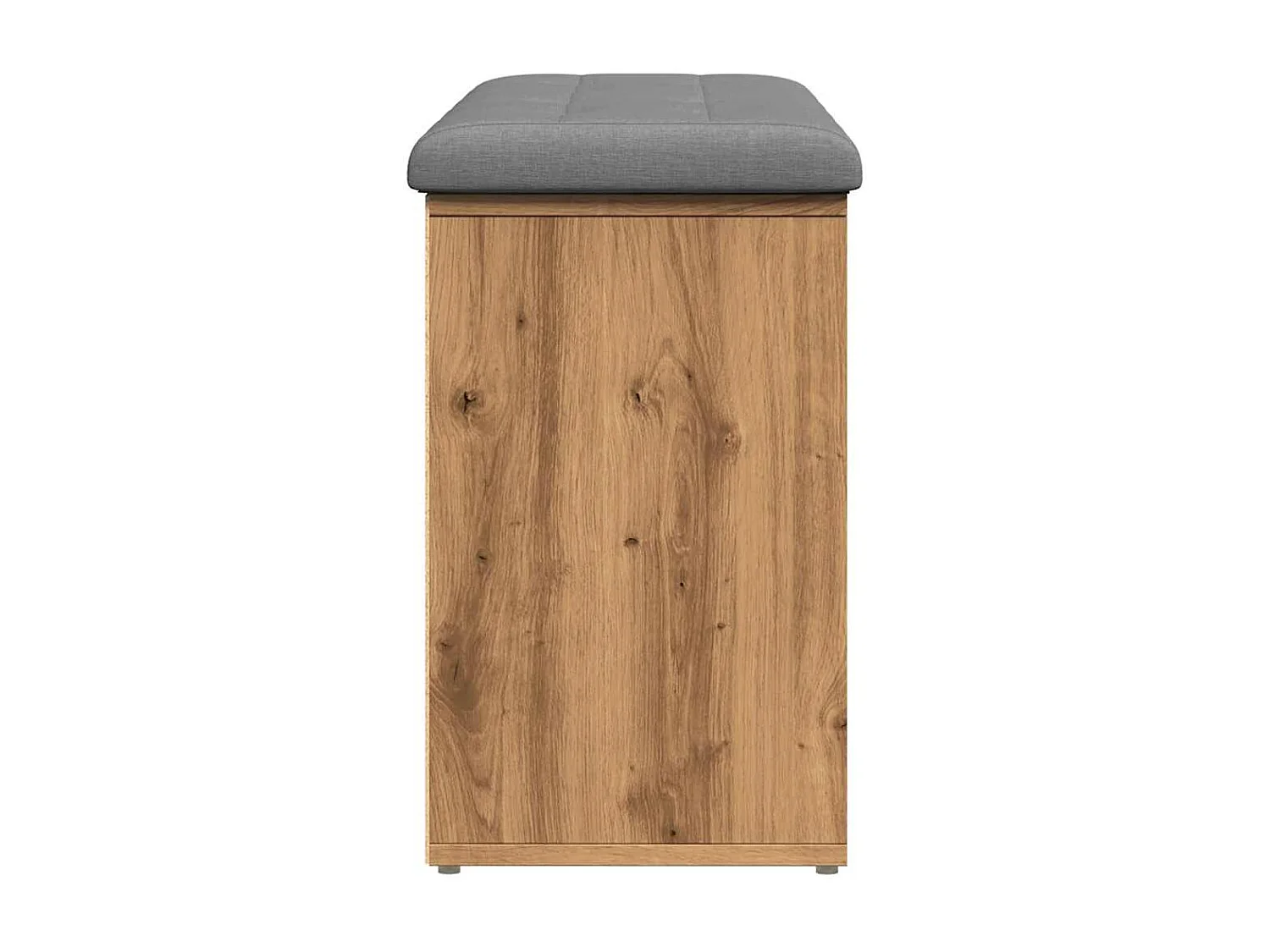 Banc à chaussures chêne artisanal 102x32x50cm bois d'ingénierie