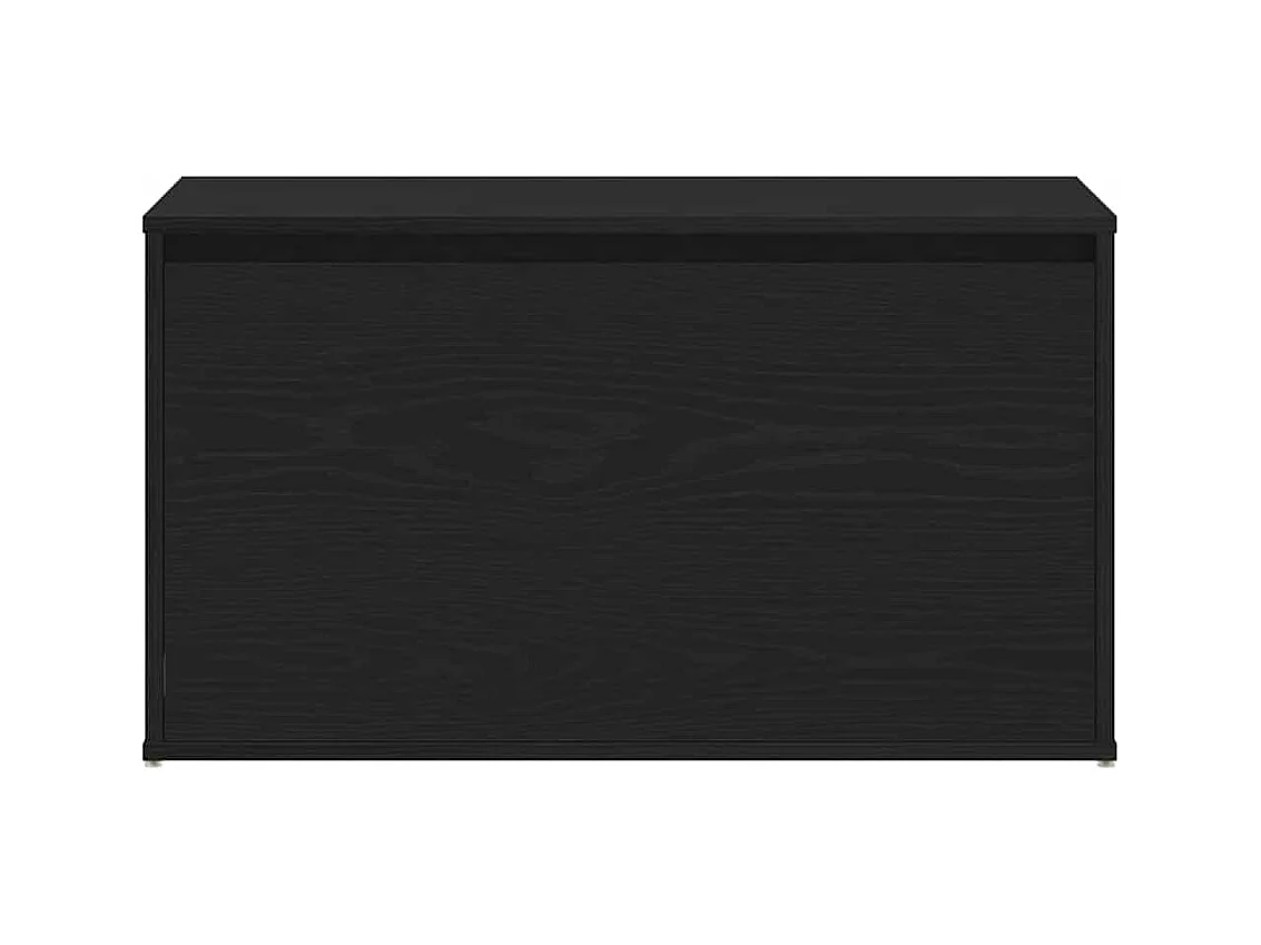 banc avec tiroir Noir 80 x 40 x 45 cm Bois d'ingénierie