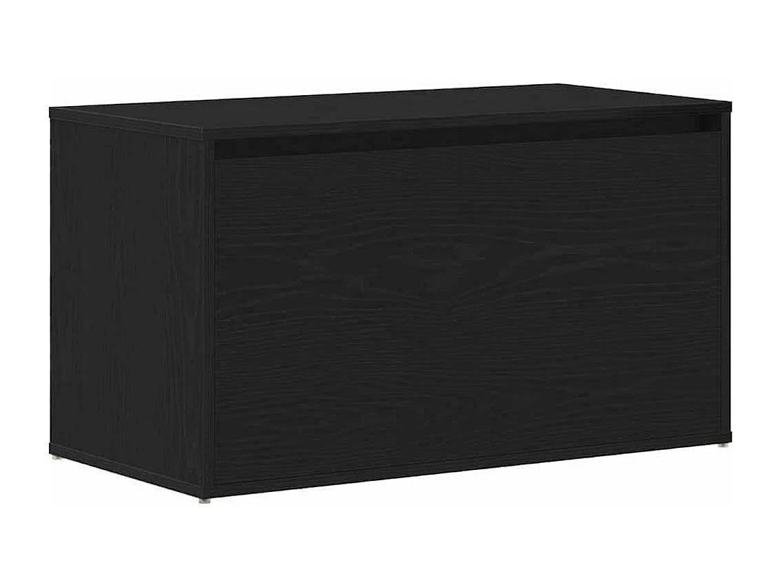 banc avec tiroir Noir 80 x 40 x 45 cm Bois d'ingénierie