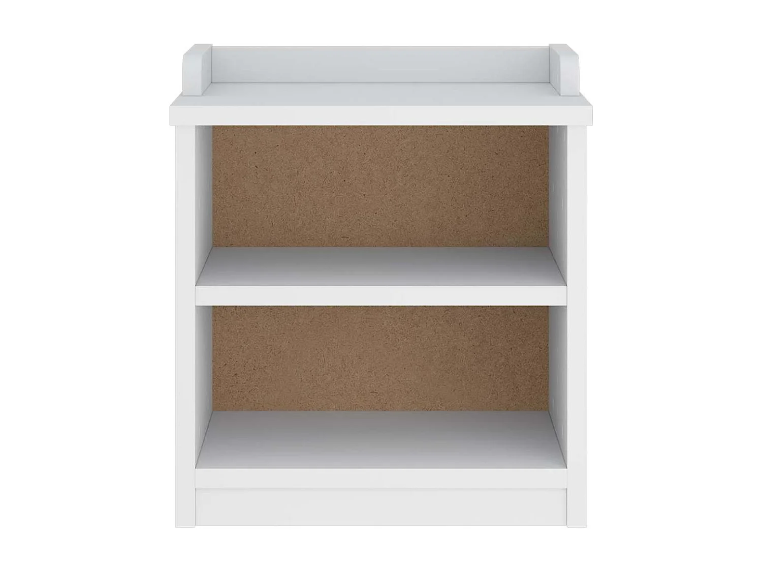 Panca da ingresso SANDNES bianca 45x40x50 cm in legno massello di pino