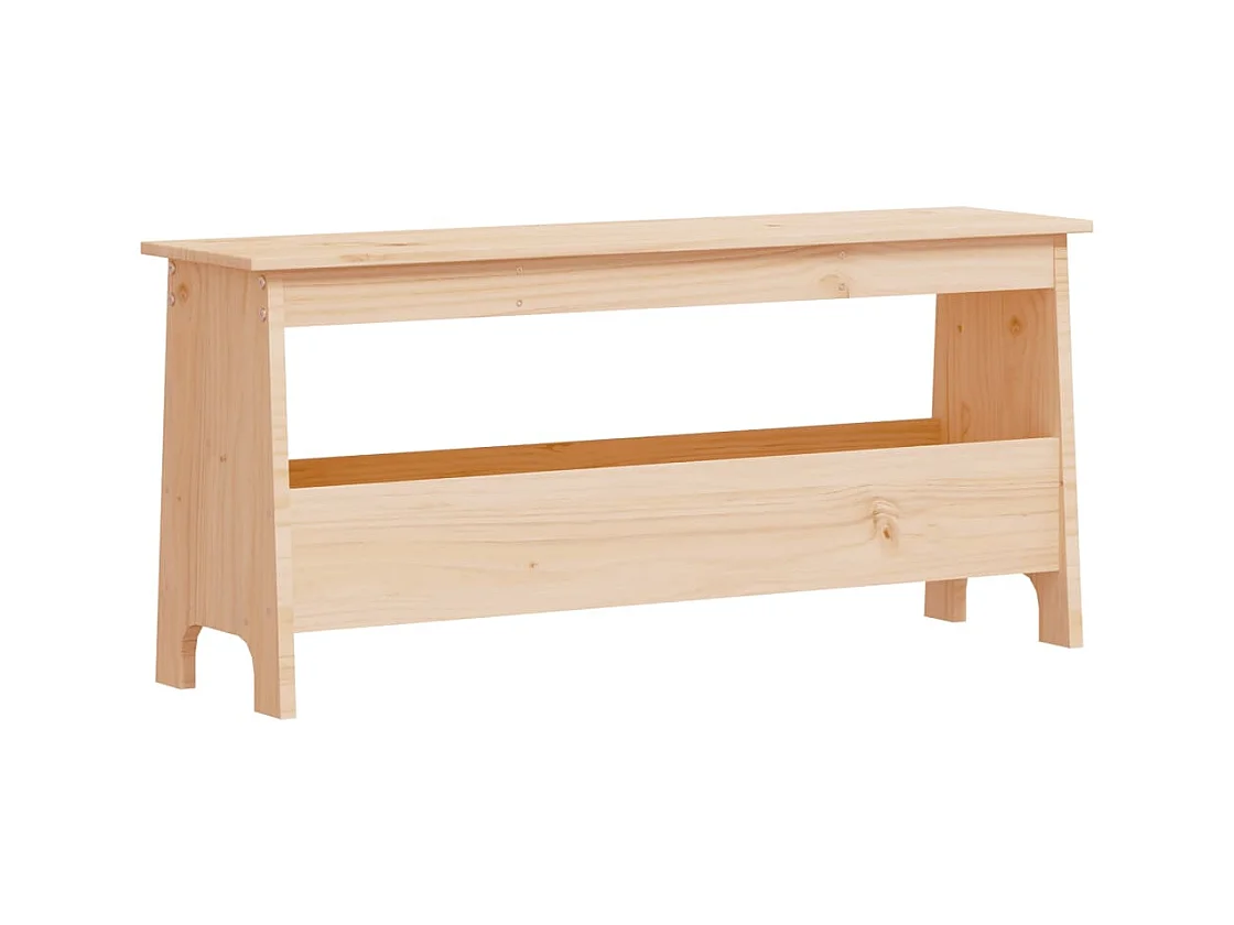 Banc d'entrée 100x28x45 cm bois de pin massif