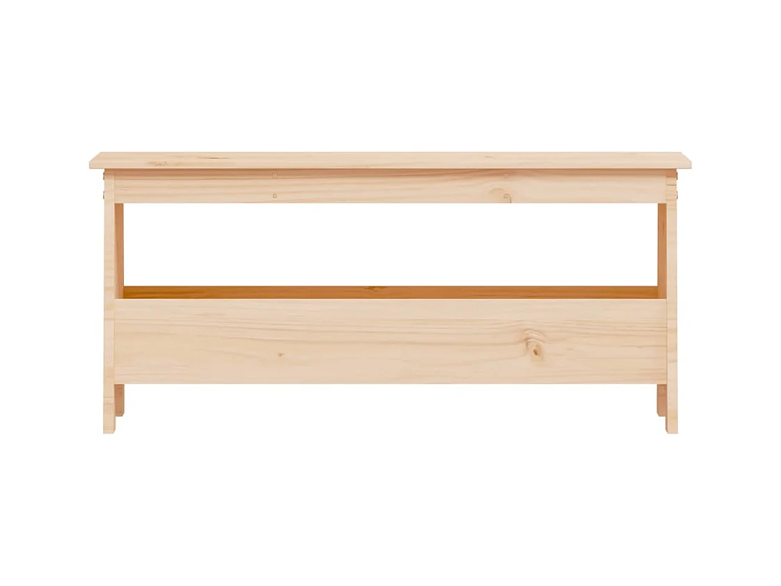 Banc d'entrée 100x28x45 cm bois de pin massif