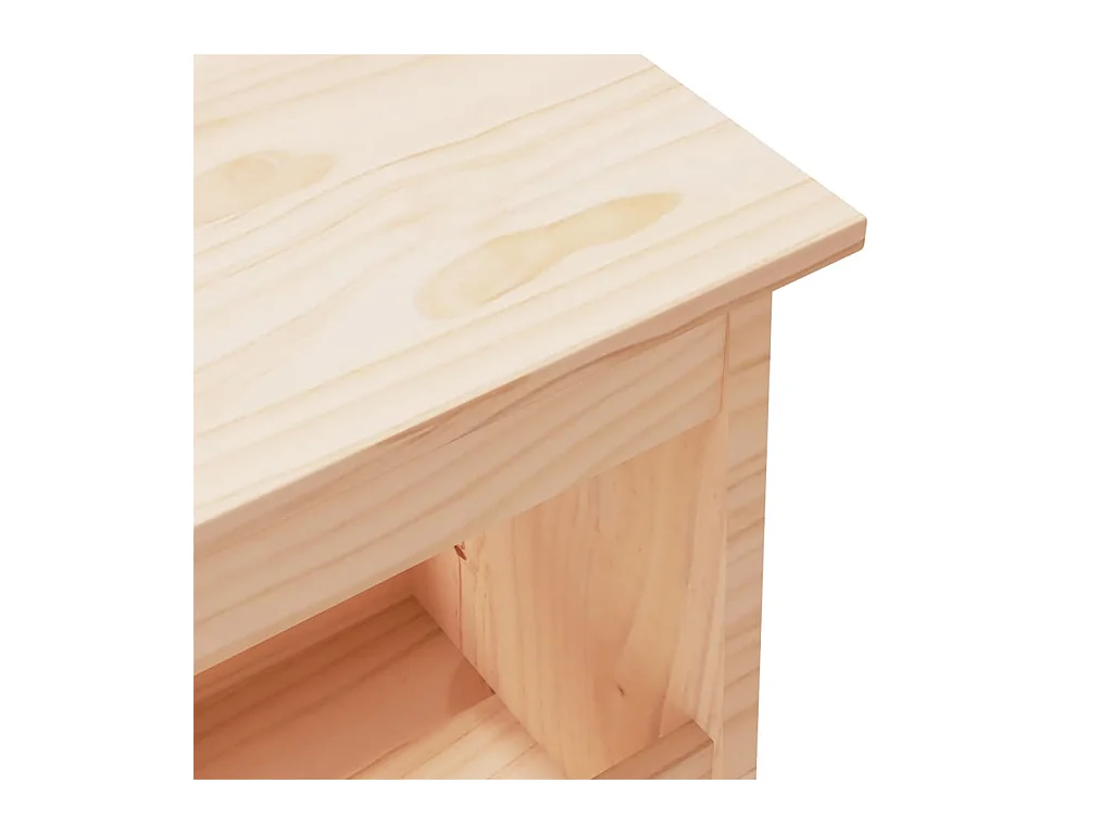 Banc d'entrée 100x28x45 cm bois de pin massif