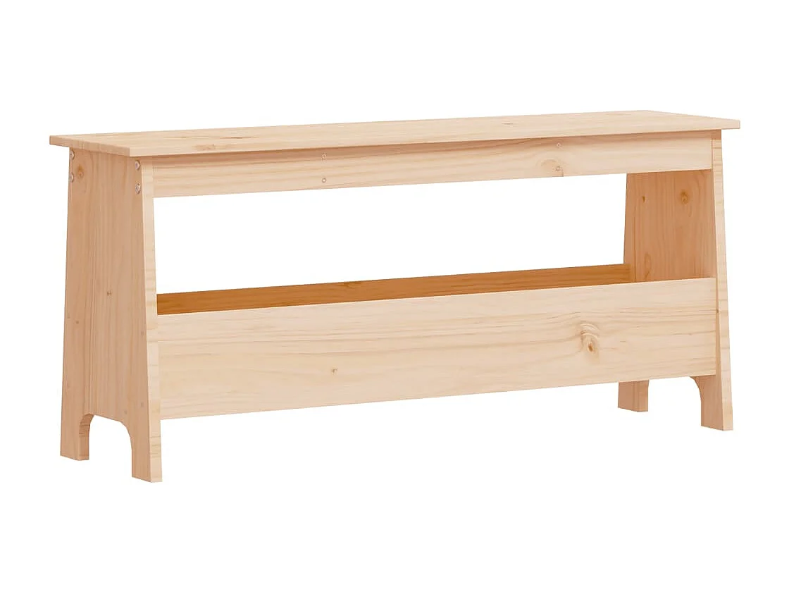 Banc d'entrée 100x28x45 cm bois de pin massif