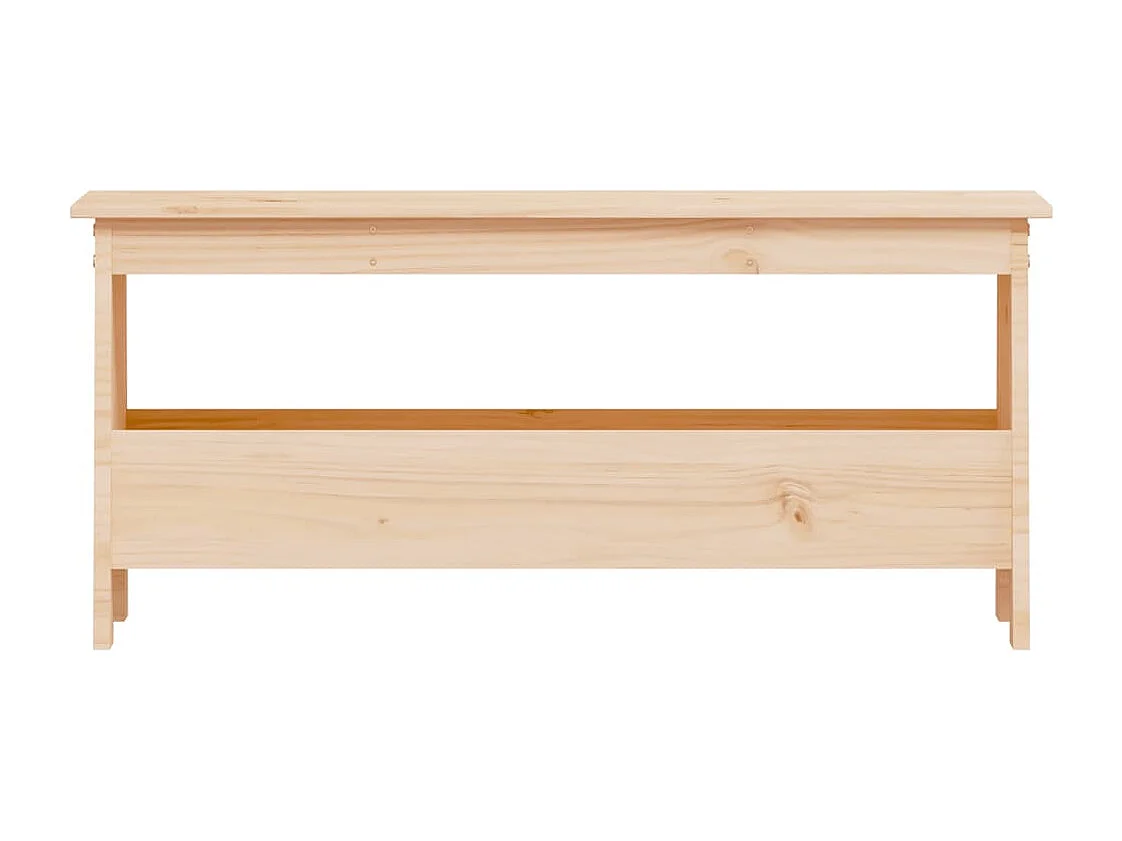 Banc d'entrée 100x28x45 cm bois de pin massif