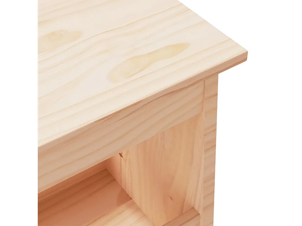 Banc d'entrée 100x28x45 cm bois de pin massif