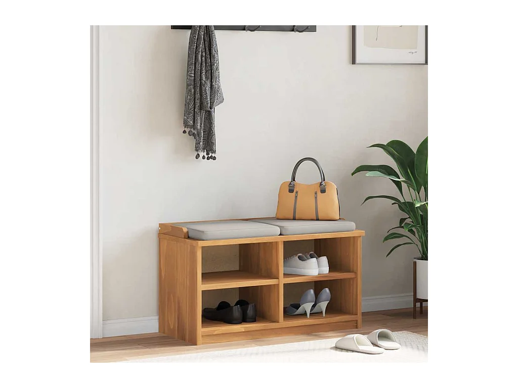 SANDNES gangbank 87x40x50 cm massief grenenhout