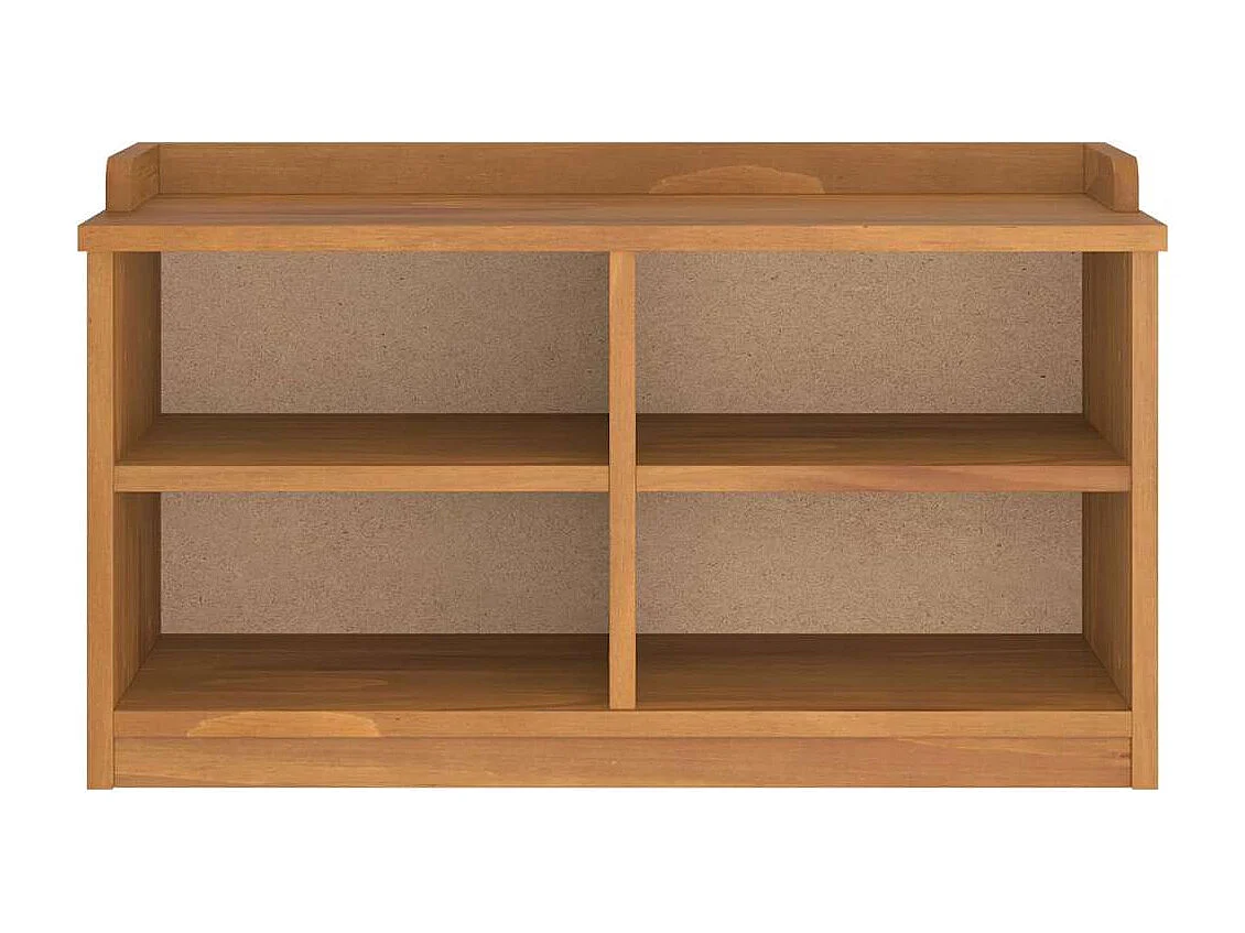 Panca da ingresso SANDNES 87x40x50 cm in legno massello di pino