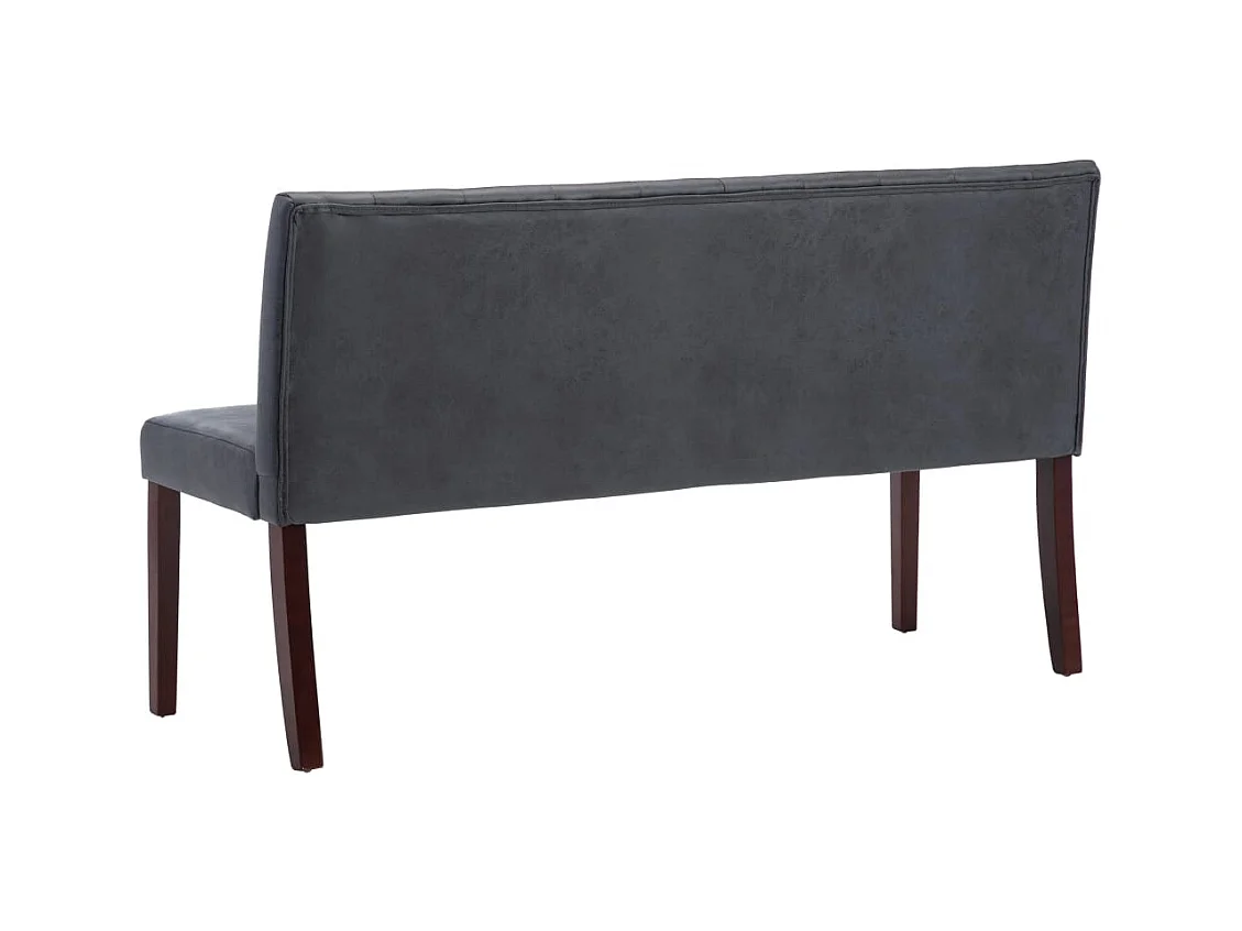Bank 148,5 cm Grau Ähnliches Leder