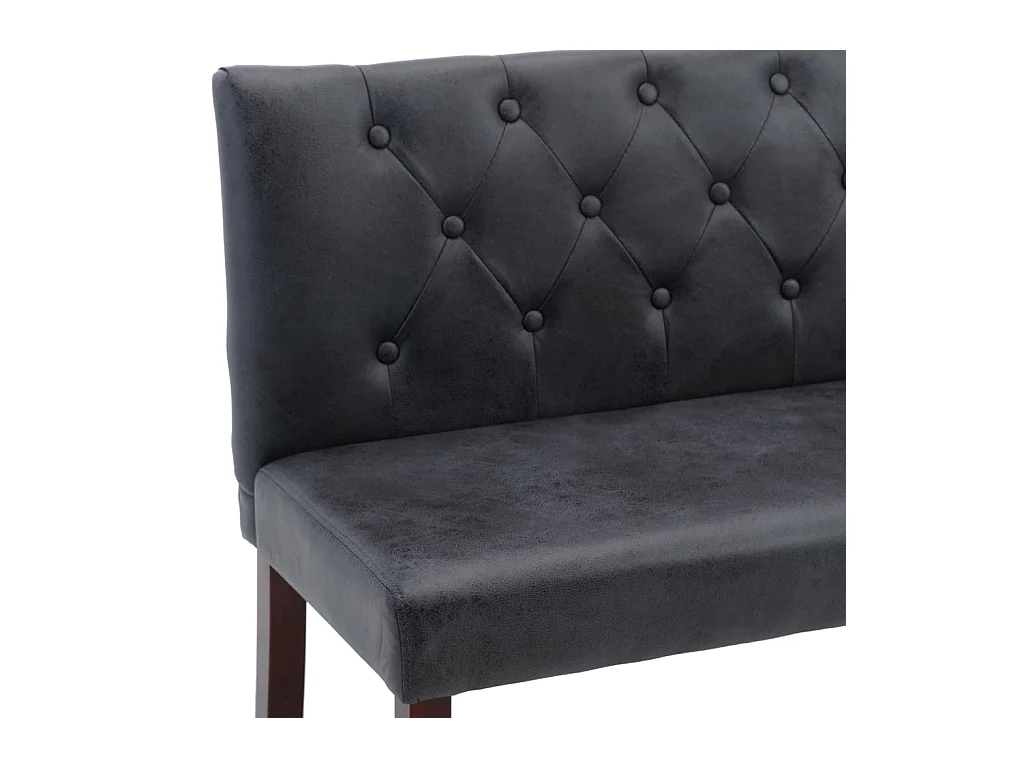 Bank 148,5 cm Grau Ähnliches Leder