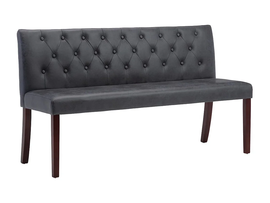 Panca 148,5 cm Grigio Similpelle