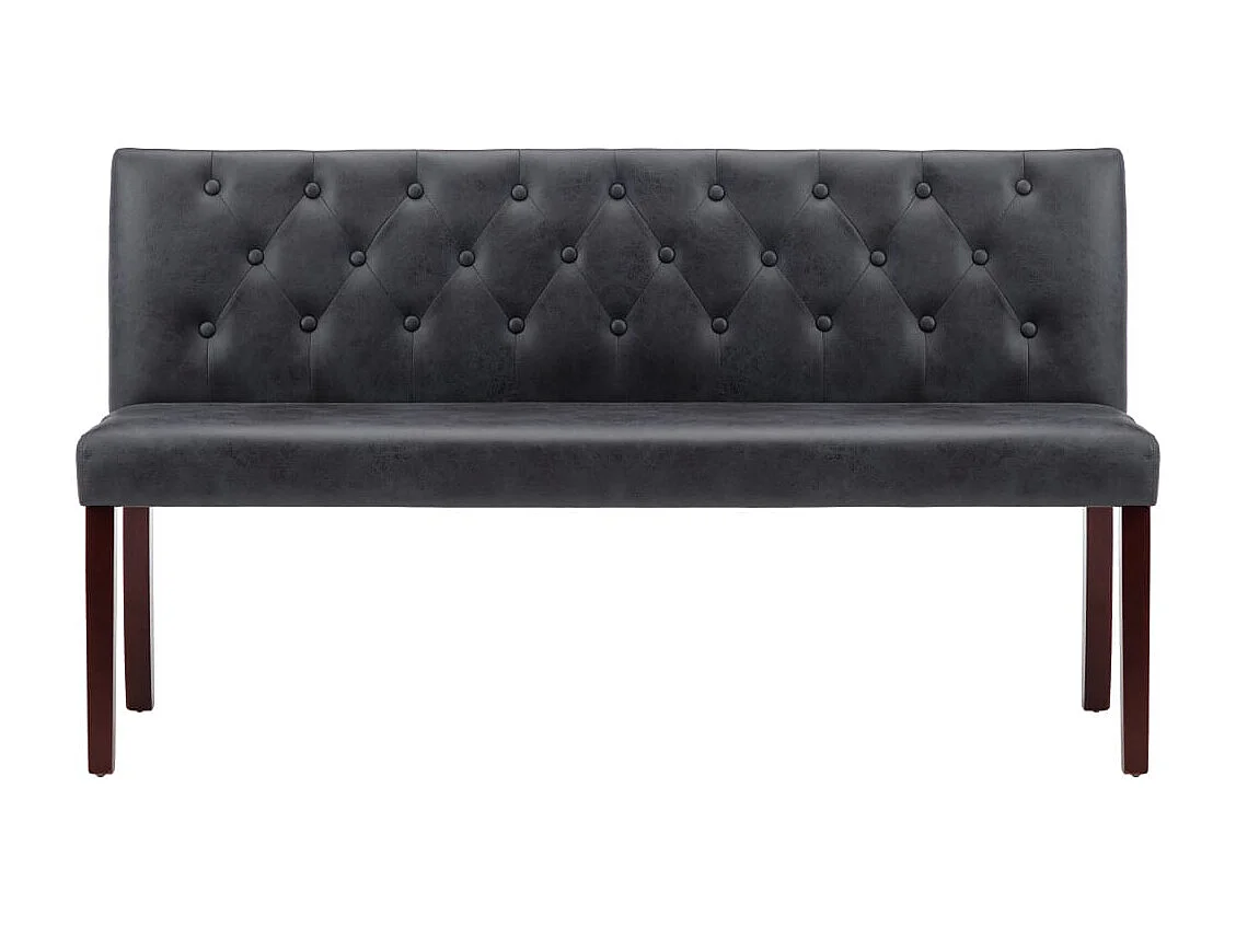 Panca 148,5 cm Grigio Similpelle