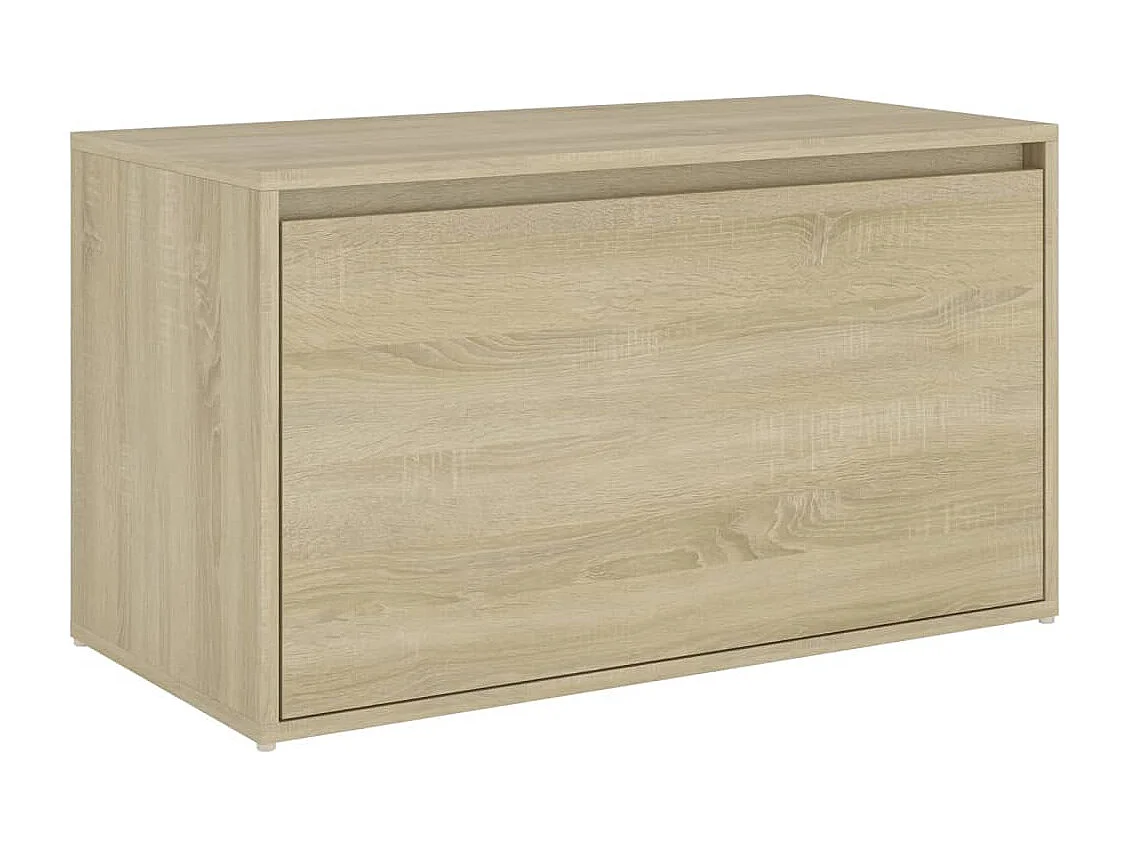 Panca da ingresso 80x40x45 cm Rovere Sonoma Legno ingegnerizzato