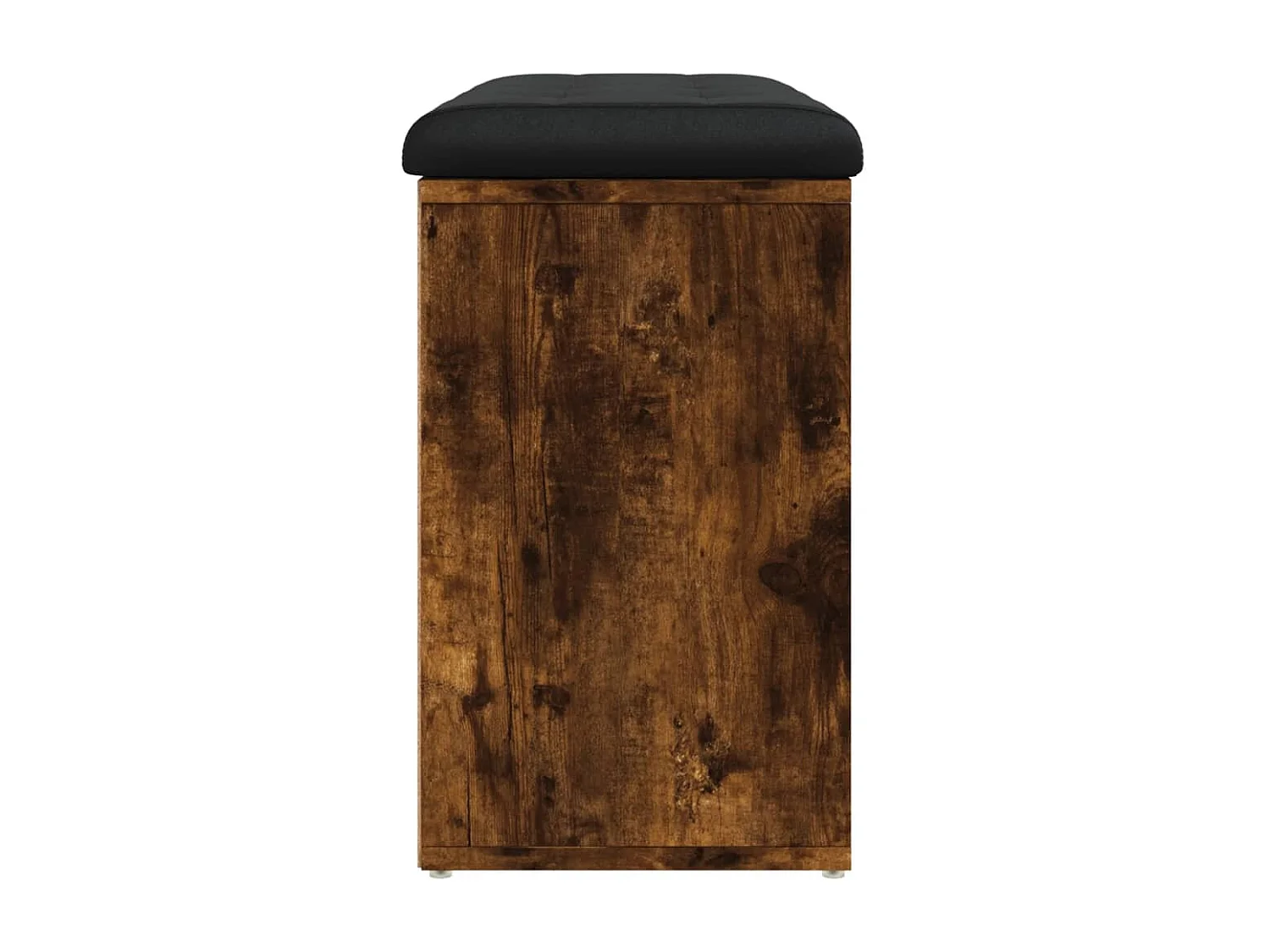 Schuhbank aus geräucherter Eiche 82x32x50 cm Holzwerkstoff