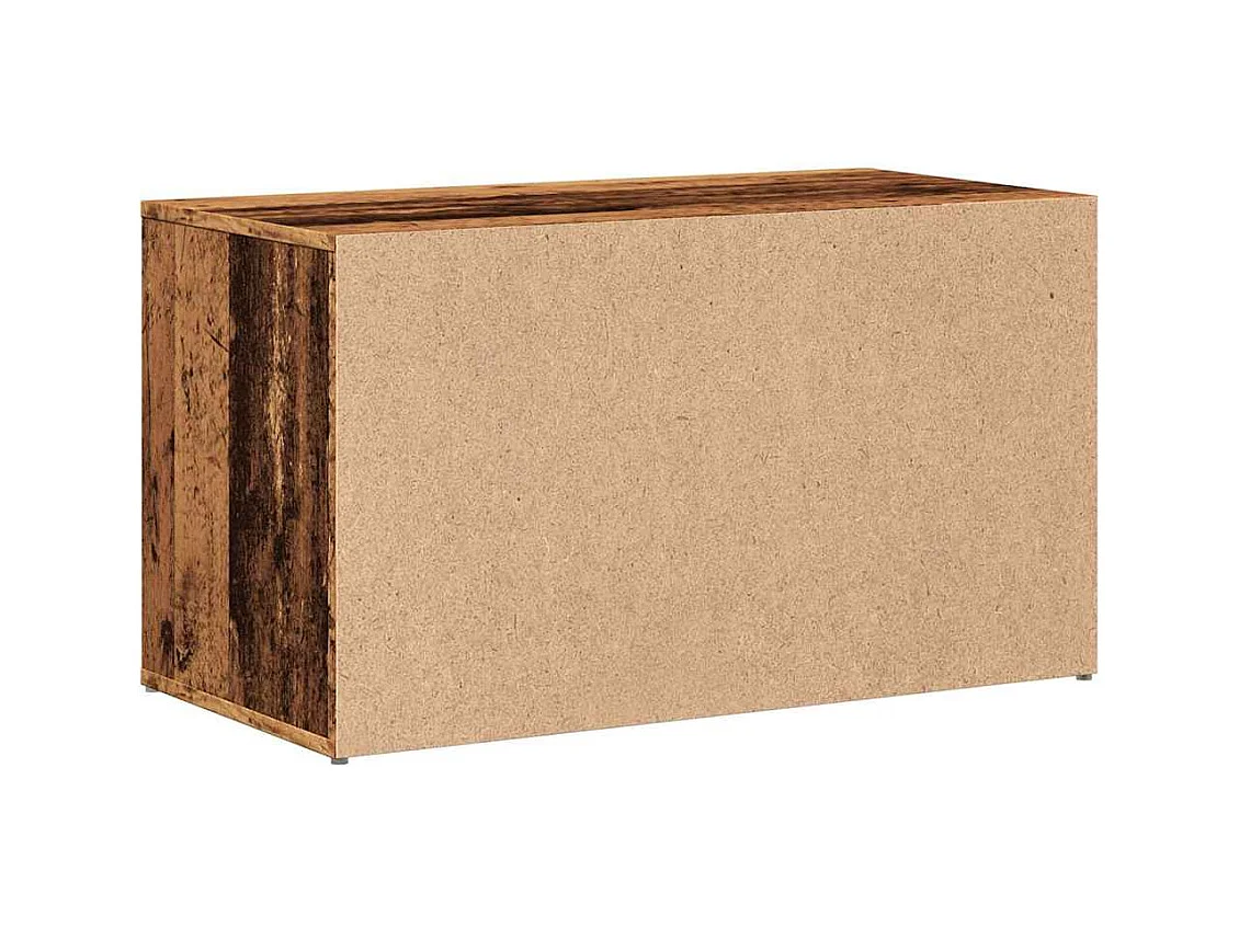 Banc d'entrée 80x40x45 cm vieux bois bois d'ingénierie