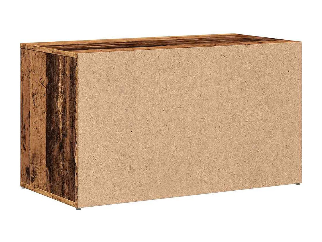 Banc d'entrée 80x40x45 cm vieux bois bois d'ingénierie