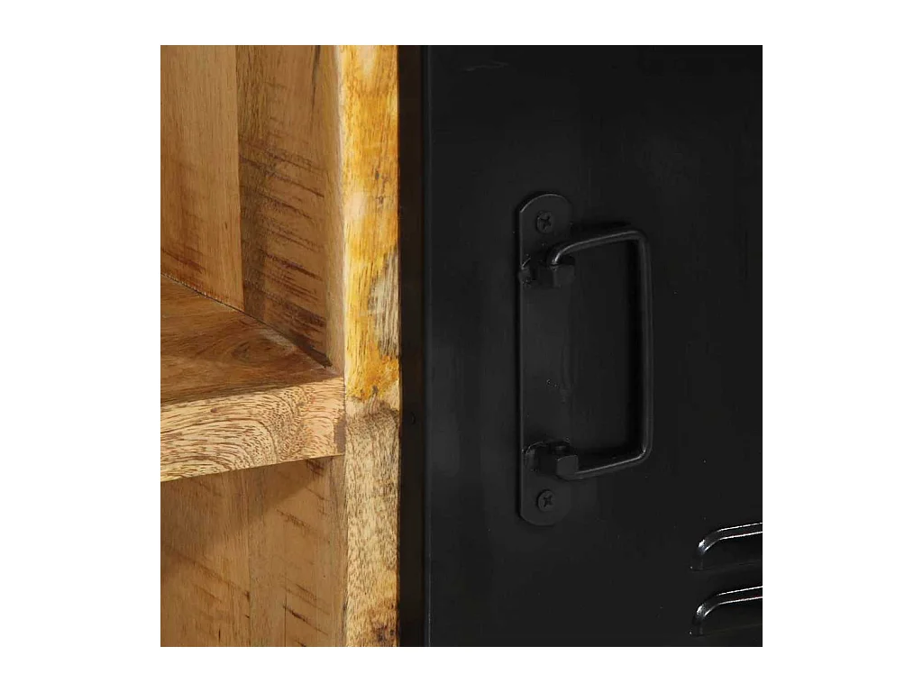 Banc à Chaussures Marron Bois de manguier massif