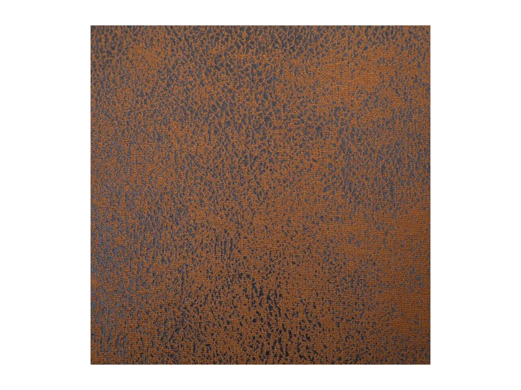 Banco con compartimento de almacenaje 116 cm Piel sintética marrón