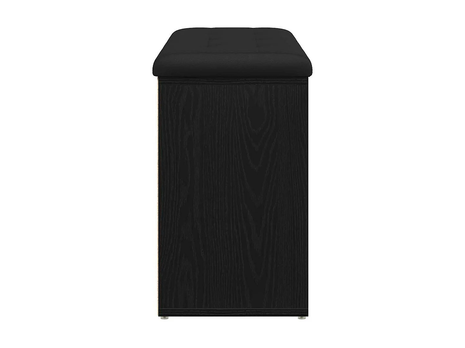 Banc à chaussures Noir 80 x 30 x 48 cm Bois d'ingénierie