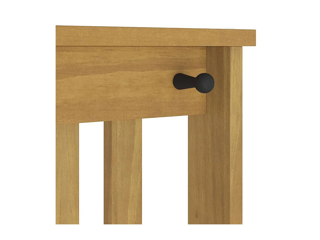 Portemanteau SANDNES 45x40x159,5 cm bois massif pin