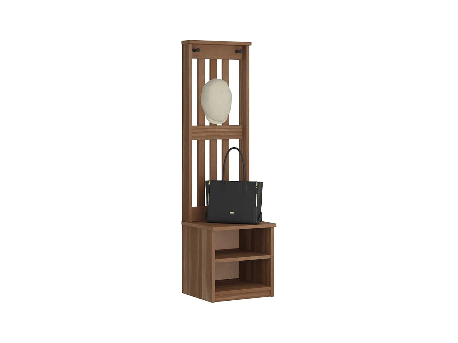 Portemanteau SANDNES 45x40x159,5 cm bois massif pin