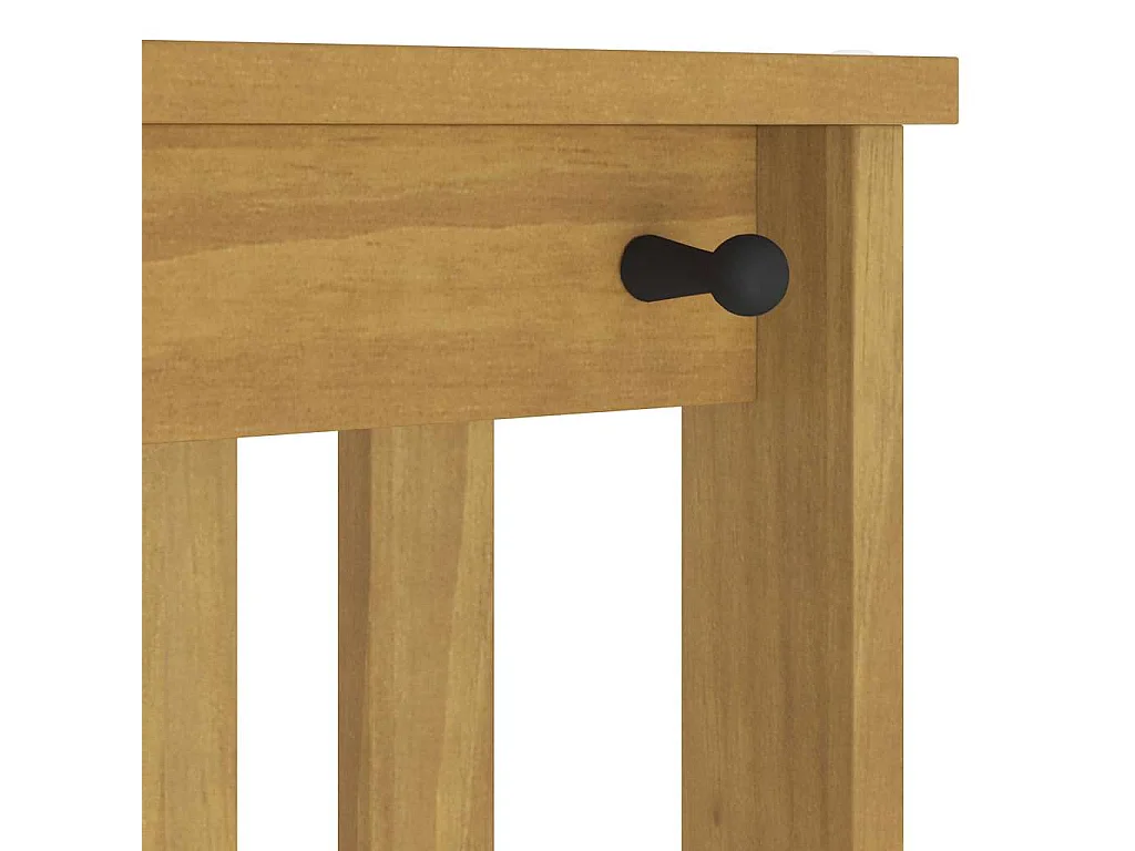 Portemanteau SANDNES 45x40x159,5 cm bois massif pin