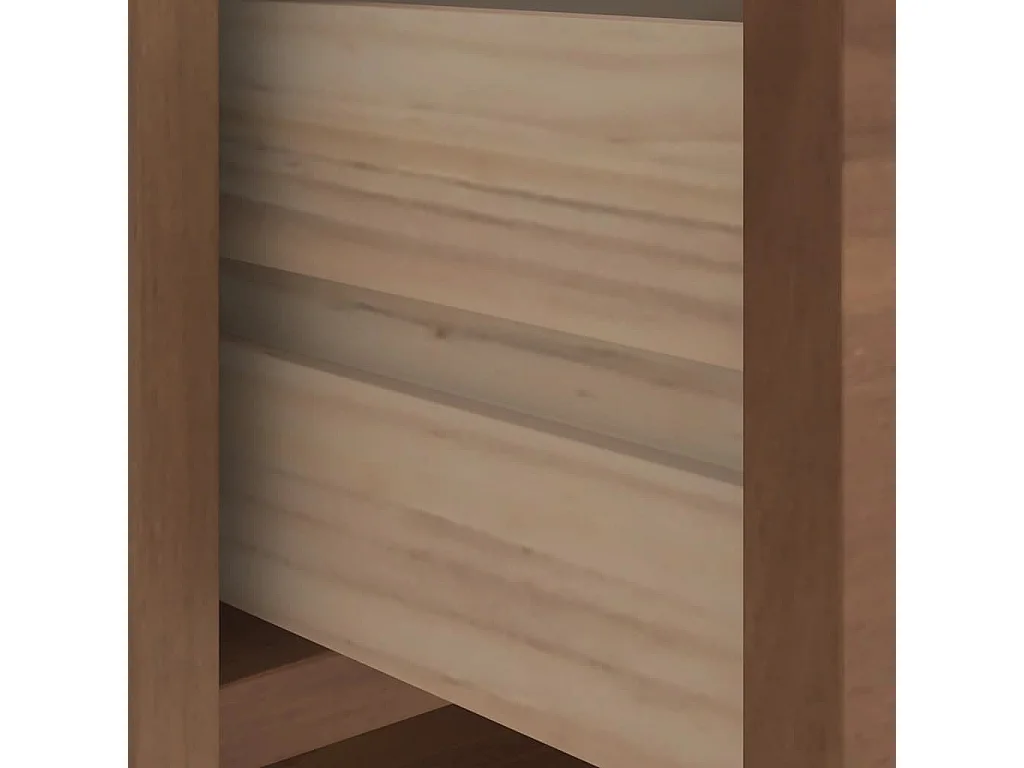 Banc de couloir SANDNES 87x40x50 cm bois de pin massif