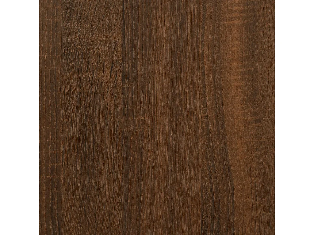 Panca contenitore in rovere marrone 62x42x46 cm in legno ingegnerizzato