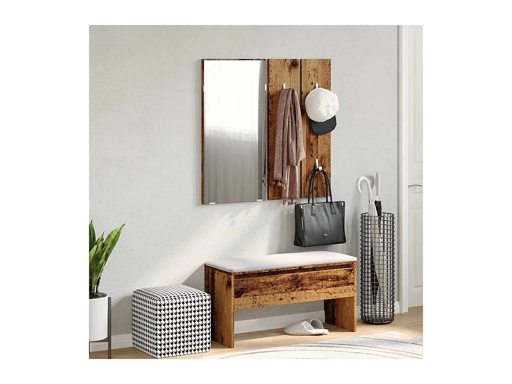 Flurmöbel Set Altholz Holzwerkstoff