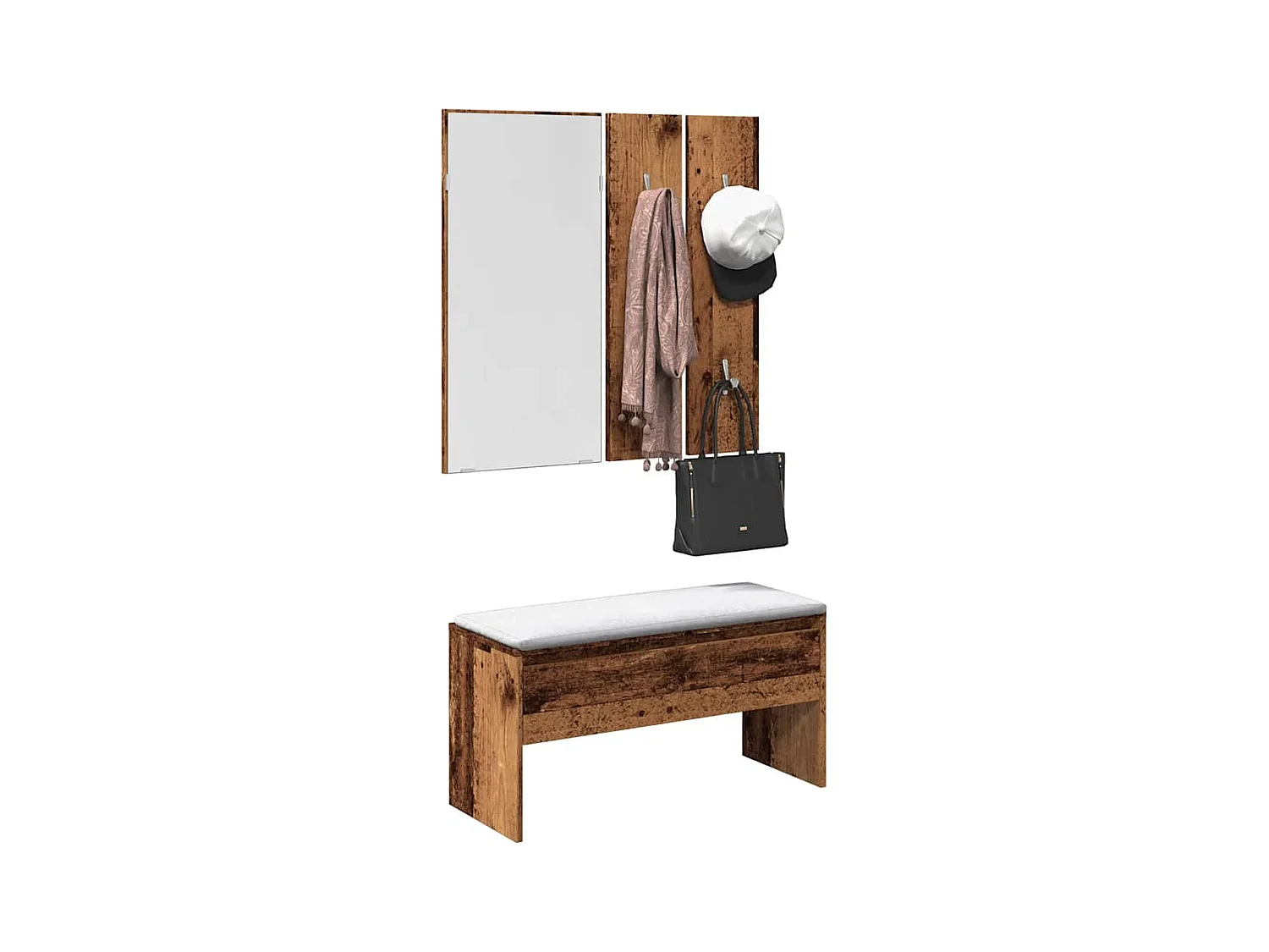 Flurmöbel Set Altholz Holzwerkstoff