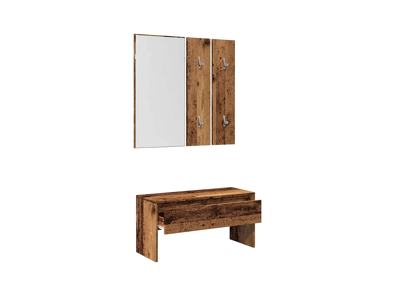 Flurmöbel Set Altholz Holzwerkstoff