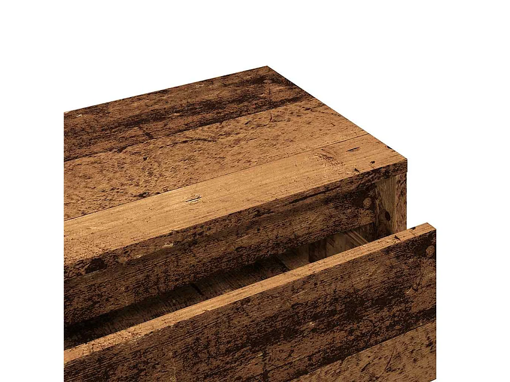 Set di mobili da ingresso in legno vecchio, legno ingegnerizzato