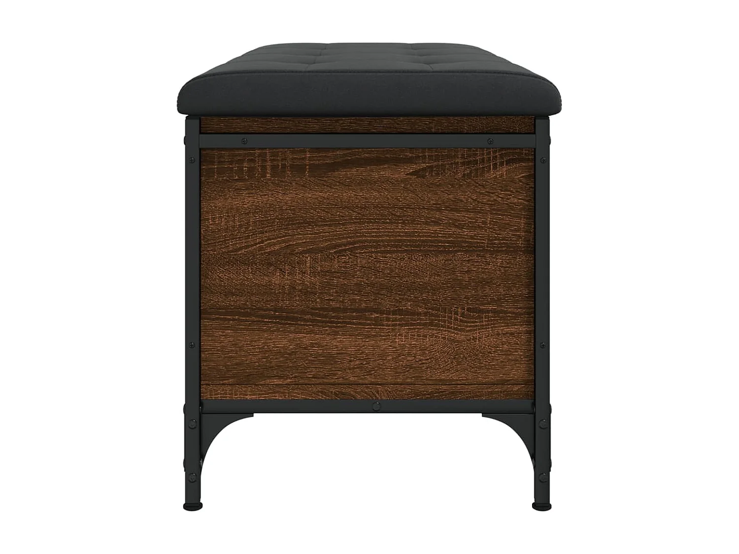 Panca contenitore in rovere marrone 82x42x45 cm Legno ingegnerizzato