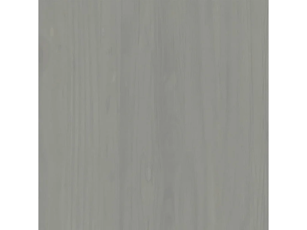 VIGO graue Schuhbank 106x35x45 cm massives Kiefernholz