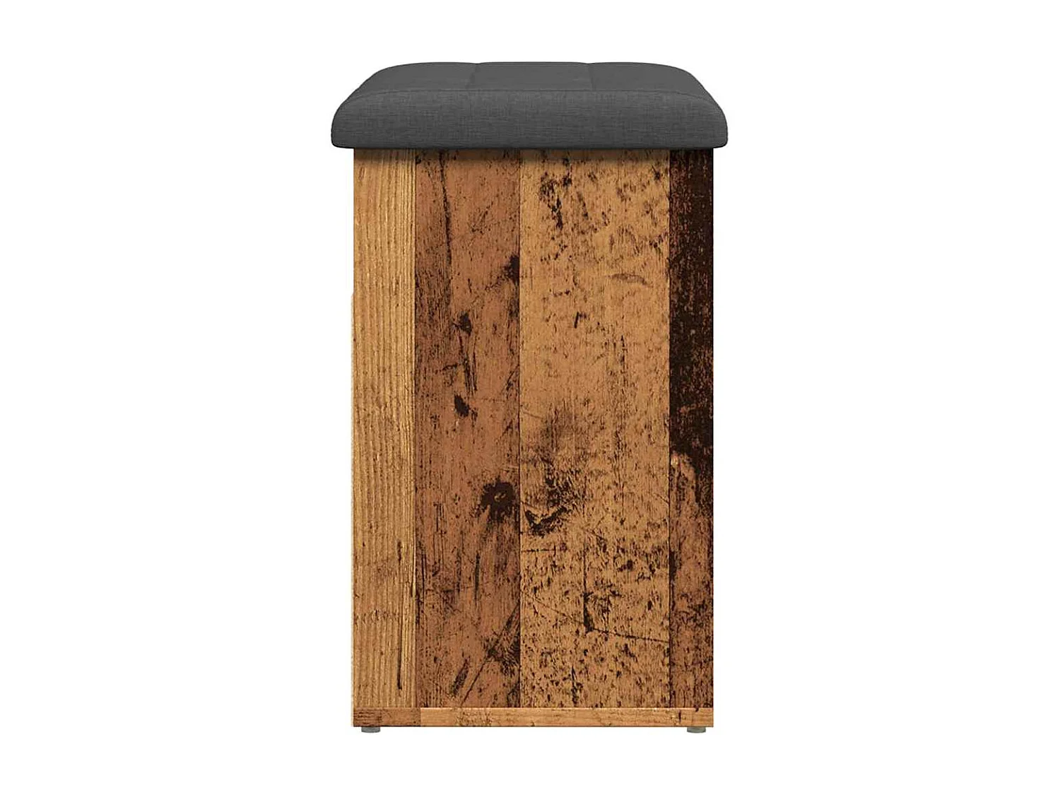 Banc à chaussures vieux bois 62x32x50 cm bois d'ingénierie