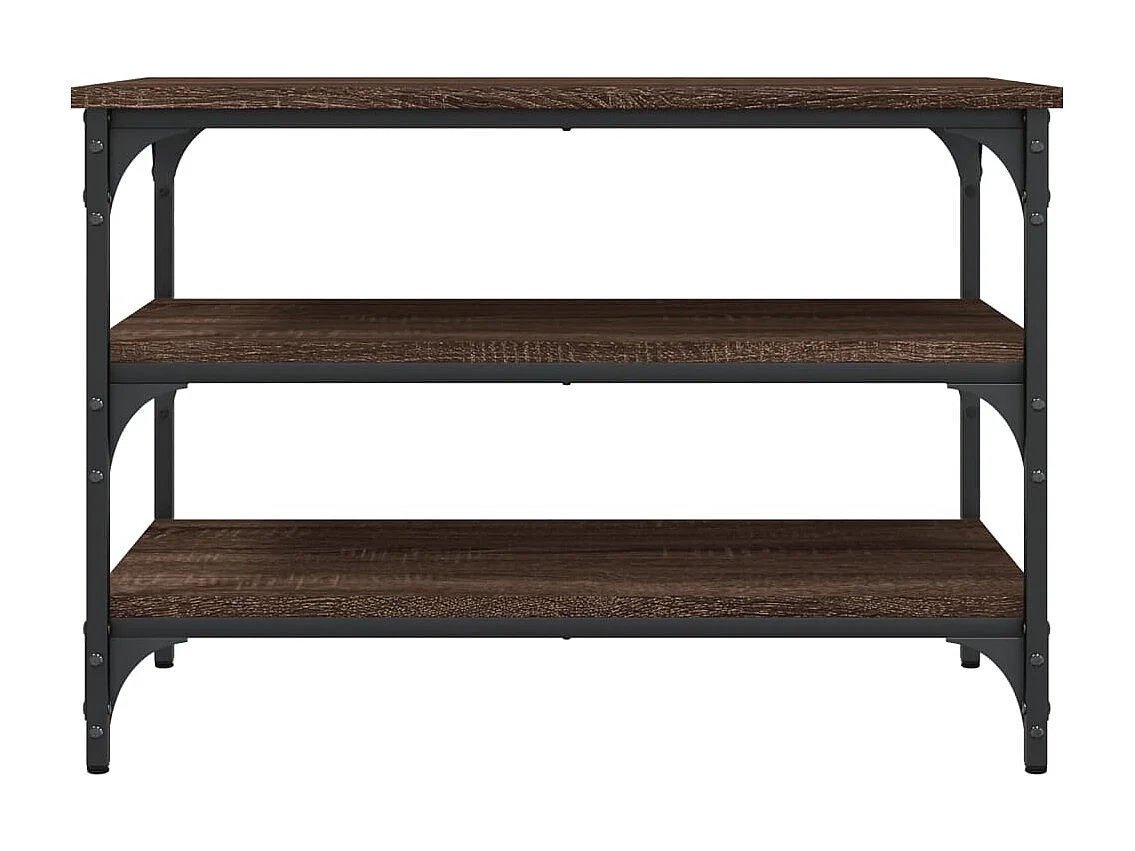 Schuhbank Eiche braun 70x38,5x49 cm Holzwerkstoff